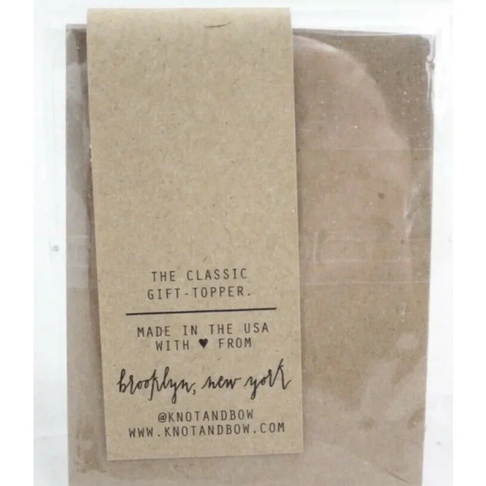 Knot and Bow x Popsugar 10 Gift Tags Blue Parcel Presents Cardstock Scrapbook